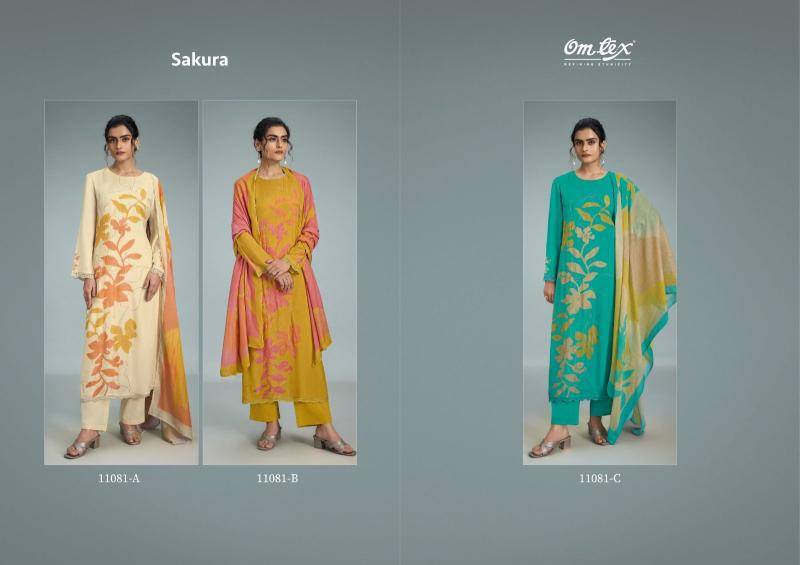 Omtex sakura Dress materials wholesale market in kolkata
